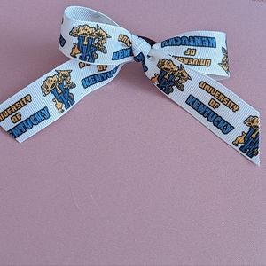2 for $4 Item: UK Kentucky Wildcats Hair Bow Elastic New!